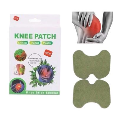 Herbal Knee Relief Patch Natural Plant-Based Heating Pad for Knee, Joint & Muscle Comfort, Arthritis, Back Pain & Body Pain Relief Easy to Use Herbal Plaster for Men & Women (Pack of 10)
