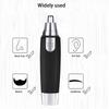 Das Dnails - Electric Nose & Ear Hair Trimmer  Stainless Steel Blades, Painless Grooming for Men & Women (Black) view 4