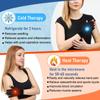 HANNEA Arthritis Gloves for Men and Women Hot Cold Compression Gloves with Reusable Gel Finger Therapy Mitts for Pain Relief Ice Heat Pack Treatment Adjustable Wrist Strap for Hand Care at Home view 4