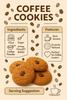 MOM'S BAKERY Crunchy Coffee Cookies-Soft, Chewy & Freshly Baked Snack Treats- Ideal for Gifting | Eggless, No Palm Oil, No Preservatives | Healthy & High Fiber for Anytime Cravings for Tea Time-200 gm view 2