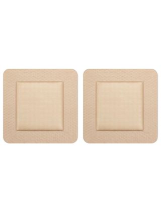 2 PCS Bed Sore Patch, Dressing Pads for Wound Care, 7.5x7.5cm Silicone Gel Foam Dressing, Ideal for Patients and Bedridden Care, Post-Surgical Wound Management 