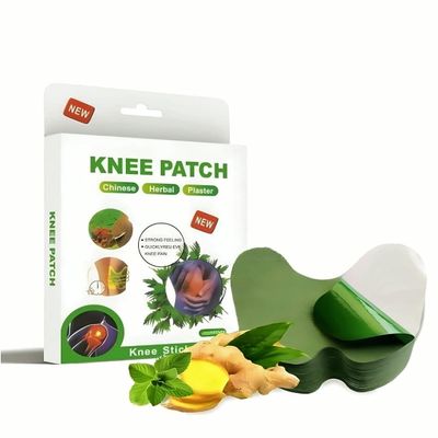 Herbal Organic Detox Knee Pain Relief Patches 50 pcs | Ayurvedic Wormwood Extract Patch for Arthritis | Joint Pain Relief for Back | Neck | Shoulder | Muscle Inflammation | Natural Healing Support
