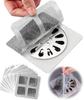 Moglecart,Disposable Hair Catcher Mesh Sticker for Bathroom Drain | Self-Adhesive Sink Filter Net | Anti-Clog Drain Cover, Pack of (15) view 1