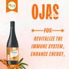 Nature Zenith Ojas Immunity Booster Juice 500ml | Himalayan Sea Buckthorn Berry Juice | Vitamin C & Omega 3 6 7 9 | Curcumin, Ashwagandha, Giloy | Antioxidant, Skin Glow, Gut & Daily Wellness Support view 2