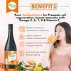 Nature Zenith Ojas Immunity Booster Juice 500ml | Himalayan Sea Buckthorn Berry Juice | Vitamin C & Omega 3 6 7 9 | Curcumin, Ashwagandha, Giloy | Antioxidant, Skin Glow, Gut & Daily Wellness Support view 3