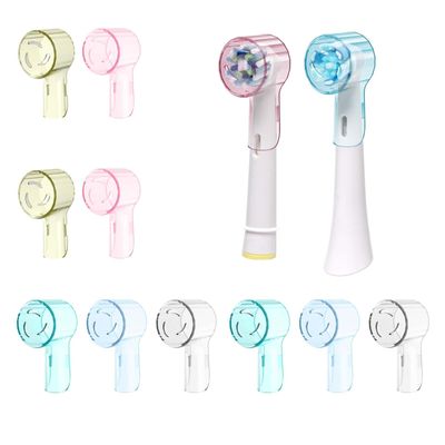 Aeenioy 10PCS Electric Brush Head Cap Cover, Compatible Applicable to Oral B iO Series Electric Toothbrush Cap Cover, Travel Toothbrush Cover Case for Hygiene Protection, 5 Colors