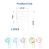Aeenioy 10PCS Electric Brush Head Cap Cover, Compatible Applicable to Oral B iO Series Electric Toothbrush Cap Cover, Travel Toothbrush Cover Case for Hygiene Protection, 5 Colors view 2