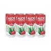 Dellos Aloe Pomegranate Drink with Real Aloe Pulp, 240ml, Pack of 8, Korean Product view 1