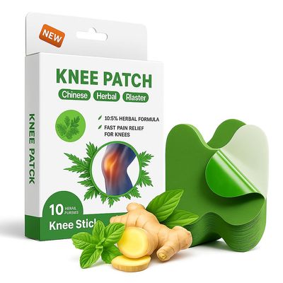Knee Pain Relief Patches for Instant Relief | Natural knee pain relief patch (Pack of 10) | Knee patch for pain relief, Back & Joint Pain | Self Heating Healing Patch