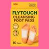 Body Cleansing Herbal Foot Patches  Detox Pads for Night Use and Stress Relief  Natural Adhesive  10 Pieces view 1