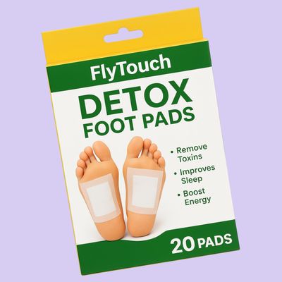 20 Adhesive Herbal Foot Patches Detox Pads for Sleep Support and Body Purification