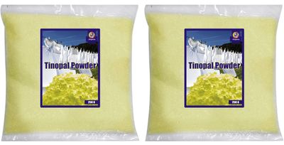 J Organics Tinopal Optical Brightening Agent | Safe and Effective for Whitening Fabrics - 500 grams, Powder