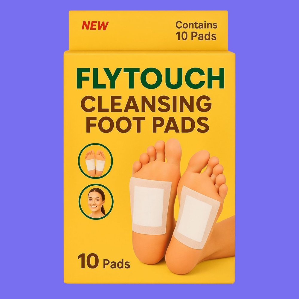 Herbal Adhesive Detox Pads Foot Patches for Cleansing and Circulation Support Night Use Pack of 10