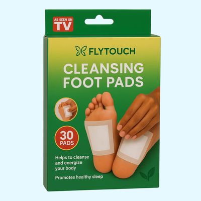 30 Adhesive Herbal Detox Foot Pads Natural Patches for Cleansing, Relaxation and Circulation Support for Improved Body Wellness