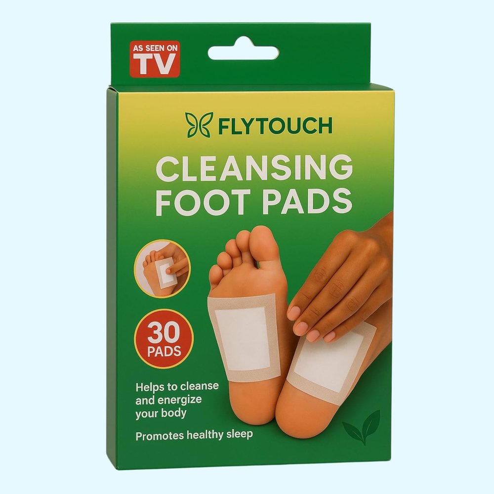 30 Adhesive Herbal Detox Foot Pads Natural Patches for Cleansing, Relaxation and Circulation Support for Improved Body Wellness