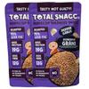 TOTAL SNACC Powerpuff Grains Pepper Garlic (100g x 2 Packs) | Quinoa Jowar Puff Murmura | High Protein 19g | High Fibre 12g | Roasted Not Fried | 70% Less Oil | No Palm Oil | Baked Namkeen | Healthy Snacks | Diabetic Friendly | Millet Goodness | No J view 1