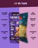 TOTAL SNACC Powerpuff Grains Pepper Garlic (100g x 2 Packs) | Quinoa Jowar Puff Murmura | High Protein 19g | High Fibre 12g | Roasted Not Fried | 70% Less Oil | No Palm Oil | Baked Namkeen | Healthy Snacks | Diabetic Friendly | Millet Goodness | No J view 4