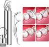 Cityza 7 in 1 Teeth Cleaning Tool Kit Portable Stainless Steel Dental Tools for Outdoor Camping, Travel Toothpicks Pocket Set with Holder view 2