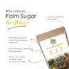 Ethan's Earth Palm Sugar  100% Natural Sweetener, Unrefined & Chemical-Free, Healthy Alternative to White Sugar, Perfect for Cooking, Baking & Beverages, Pack Of 500g view 4