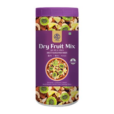 41 Foods Premium Dry Fruits Mix | Almonds, Cashews, Raisins, Kiwi, Amla & Mango Slices | 200g