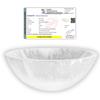 7 Decore Certified Selenite Bowl  Original Selenite Crystal Bowl for Charging & Cleansing Crystals, Reiki, Vastu, Feng Shui Energy Healing Decor, Spritiual Practice, Home Decor & Housewarming Gift