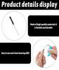 10 Pcs Hearing Aid Machine Cleaning Brush, Multipurpose Hearing Aid Brush for Ear Wax Removal, Hearing Aid Machine for Ear Old Age, Travel-Friendly Hearing Aid Maintenance Kit view 2