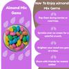 NISHRU Almond Mix Gems | Chocolate Coated Almonds with Colorful Candy Shell | Crunchy & Sweet Assorted Almonds | Party Snack, Festive Gifting & On-the-Go Treat | 100 Gram view 3