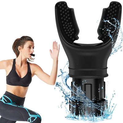 SYJBUH Breathing Trainer Device Lung Exerciser Respiratory Capacity Expander Therapy, Inspiratory Muscle Equipment Workout Machine, Deep Breathing Tool for Asthma Recovery and Athletes Improvement