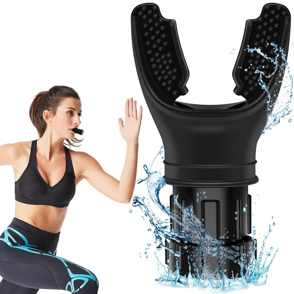 SYJBUH Breathing Trainer Device Lung Exerciser Respiratory Capacity Expander Therapy, Inspiratory Muscle Equipment Workout Machine, Deep Breathing Tool for Asthma Recovery and Athletes Improvement
