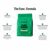 The Func. Lab Plant Protein for Men and Women  Coffee Flavour | 1 kg | 27g Protein per Scoop | Pea and Rice Blend | Vegan, SugarFree | 100% Clean Label, Gut Friendly, Vegetarian view 3