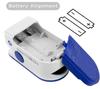Colorsole Digital Fingertip Pulse Oximeter, LED Display, SpO2 and Pulse Rate Monitor, Blue and White A6 view 4