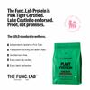 The Func. Lab Plant Protein for Men and Women  Chocolate Flavour | 500g | 28g Protein per Scoop | Pea and Rice Blend | Vegan, SugarFree | 100% Clean Label, Gut Friendly, Vegetarian view 2