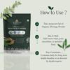 100% Organic USDA (American) Certified Moringa Oleifera Powder - | India Organic | Moringa Leaves Powder | Immunity, Digestion & Energy | Essential Nutrition Superfood | Richness in Vitamins & Minerals | Vegan, Non-GMO, Gluten-Free - 200g view 4