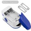 Colorsole Digital Fingertip Pulse Oximeter, LED Display with SpO2 and Pulse Rate Monitor, Blue and White A5 view 4