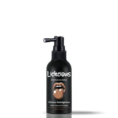 Lickcious Choco Indulgence Flavored Oral Spray | Enhances Taste for Couples Fun & Intimate Play | Delicious, 100% Edible & Water-Based Formula | 50ml