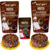 BOGATCHI Chocolate Whipping Cream Powder with Colourful Choco Buttons Kit  20g | Ideal for Cake Decoration, Cupcakes, Pastries & Desserts (50g x Pack of 2) view 1