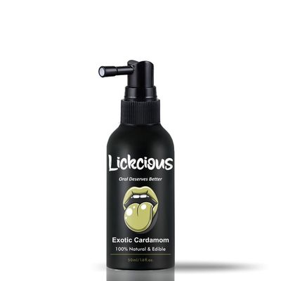 Lickcious Exotic CardamomFlavored Oral Spray | Enhances Taste for Couples Fun & Intimate Play | Delicious, 100% Edible & Water-Based Formula | 50ml