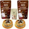BOGATCHI Chocolate Whipping Cream Powder with Butterscotch Kit 20g | Perfect for Cake Decoration, Ice Cream, Cupcakes & Desserts (50g x Pack of 2) view 1