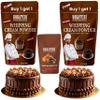 BOGATCHI Chocolate Whipping Cream Powder with Choco Butterscotch Kit 20g | Ideal for Cake Decoration, Pastries, Ice Cream & Desserts (50g x Pack of 2) view 1