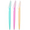 Facial Hair Removal Razors for Women, Eyebrow and Upper Lip Trimmer, Pastel Colors, Set of 3 view 1