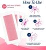CUVLY Wax Strip Face Liposoluble Wax Strips for Women  20 Wax Strips + 2 Wipes, Facial Hair Removal for Upper Lip, Eyebrows, Chin, Sidelocks Hair Remover Professional Painless Waxing Kit (Wax, Strip Body) view 3