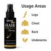 CUVLY Hair Removal Cream Spray For Men And Women | Painless Body Hair Removal Spray For Chest, Back, Legs & Under Arms Hair Remover Wax For Women,Easy to use Wax (100 ml, Pack of 3) view 2
