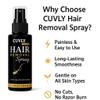 CUVLY Hair Removal Cream Spray For Men And Women | Painless Body Hair Removal Spray For Chest, Back, Legs & Under Arms Hair Remover Wax For Women,Easy to use Wax (100 ml, Pack of 3) view 3