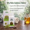 NIDCO Herbal Heritage Gokshura Tablets 500mg | Gokhru 60 Tablets | Boosts Men Stamina, Vitality, Vigour, Muscle Strength & Overall Wellness | Tribulus Terrestris Ayurvedic Supplement view 3