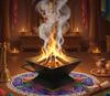 100% Iron Hawan Kund for Home Big Size | Durable Iron Large Havan Kund with Handles | Traditional Hawan Kund for Daily Pooja, Grah Pravesh, Wedding & Temple Use (Size - 12inch) view 4
