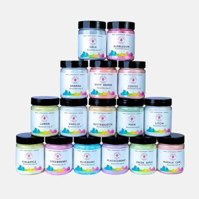 Cotton Candy Assorted Pack of 16 | Light | Vegan | Perfect for Parties | Birthday Parties/Weddings/Festivals/Baby Showers/Corporate Events | 100% Safe | No Added Preservatives