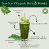 AIREVO 100% Organic USDA (American) Certified Moringa Oleifera Powder - | India Organic | Moringa Leaves Powder | Immunity, Digestion & Energy | Essential Nutrition Superfood | Richness in Vitamins & Minerals | Vegan, Non-GMO, Gluten-Free (200gm) view 4