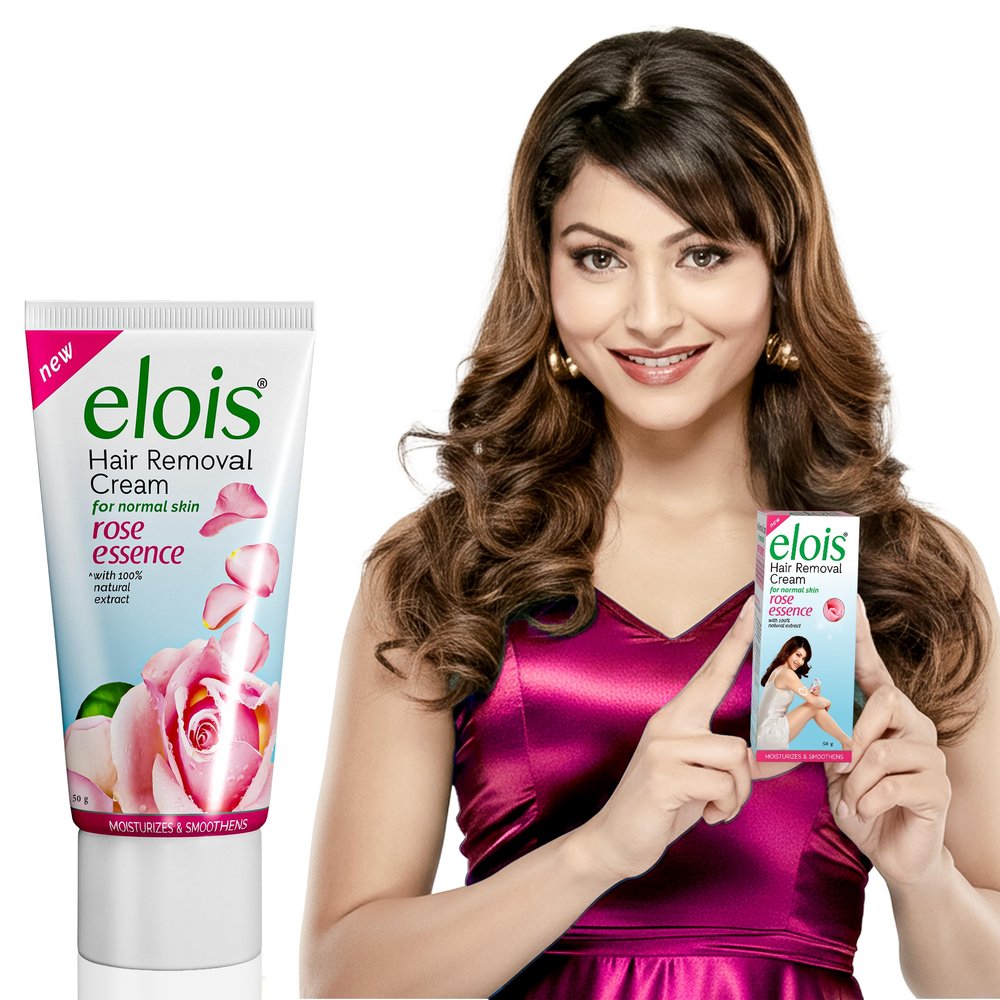 Elois Hair Removal Cream for Women & Girls | Hair Remover Cream for Bikini Area & Private Parts | Silky Soft Skin with Rose Essence | For Legs, Underarms & Arms - 50Gm (50 Ml, Rose)