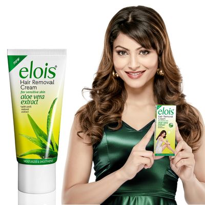 Elois Hair Removal Cream for Women & Girls | Hair Remover Cream for Bikini Area & Private Parts | Silky Soft Skin with Alovera Essence | For Legs, Underarms & Arms - 50Gm (50 Ml, Aloe Vera)