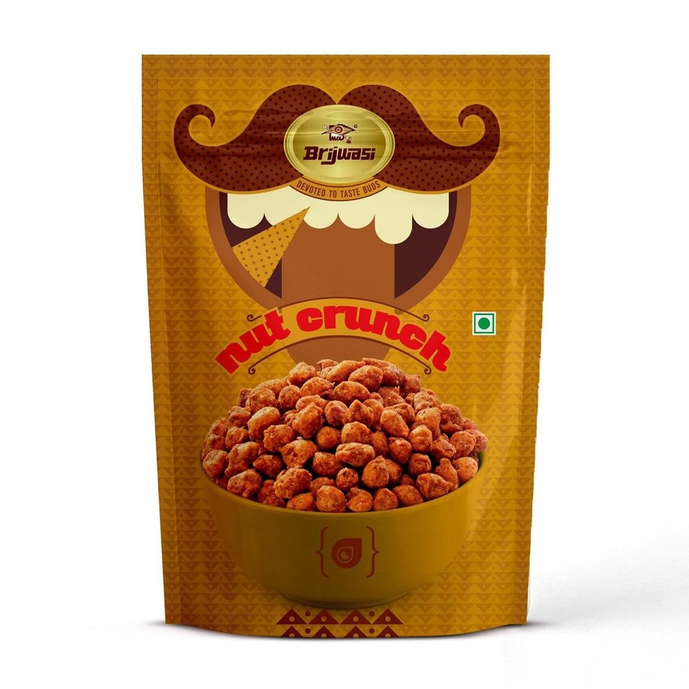 Brijwasi Nut Crunch 400g | Crunchy & Tasty Peanuts | Traditional Indian Snack with Modern Twist | Rich in Protein, Healthy Fats & Natural Energy